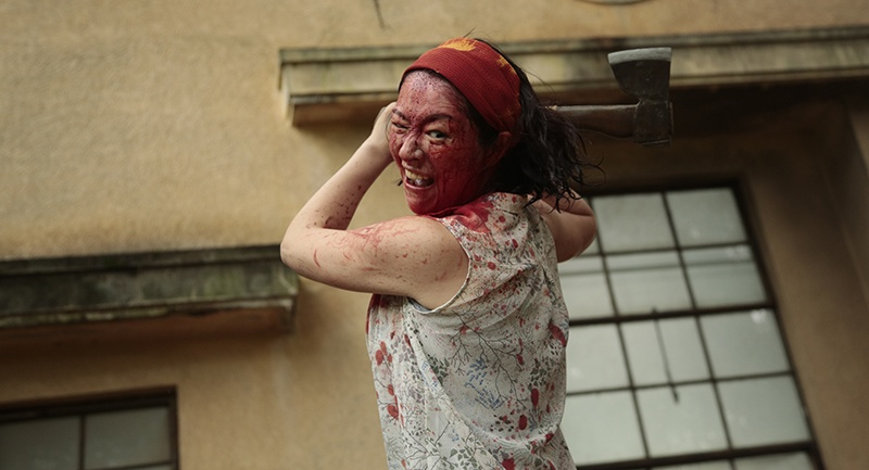 The blood and gore are great in One Cut of the Dead.